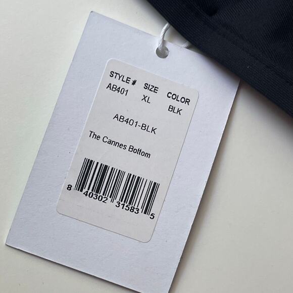 Andie Swim x Demi Moore The Cannes Bottom Bikini Womens XL Black NWT - Picture 4 of 8